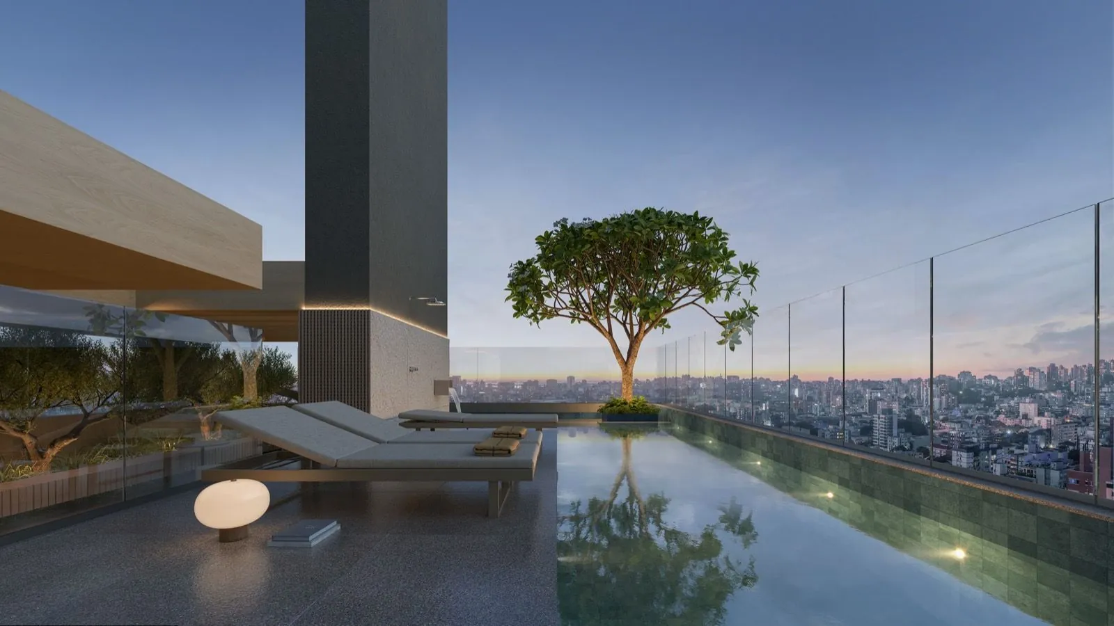 Piscina Rooftop — Van Gogh, Petrópolis, Porto Alegre